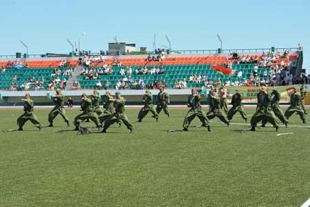 Performance of paratroopers